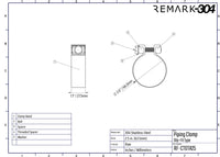 SS304 Slip Fit Tube Clamps
