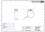 SS304 Slip Fit Tube Clamps