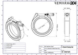 SS304 V-Band Clamp 2.5" / 63.5mm