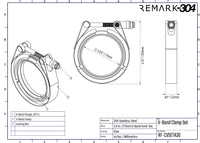 SS304 V-Band Clamp 3.0" / 76.2mm