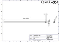 SS304 Hanger Rods - 0.39" / 10mm Diameter, Long Length
