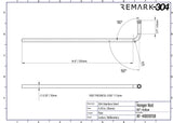 SS304 Hanger Rods - 0.39" / 10mm Diameter, Long Length