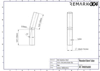 304 Stainless Steel 15° Mandrel Bends