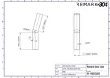 304 Stainless Steel 15° Mandrel Bends