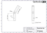 304 Stainless Steel 30° Mandrel Bends