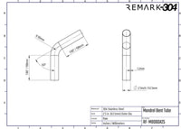 304 Stainless Steel 60° Mandrel Bends