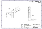 304 Stainless Steel 60° Mandrel Bends