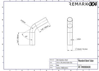 304 Stainless Steel 60° Mandrel Bends