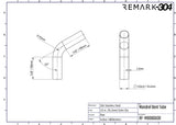 304 Stainless Steel 60° Mandrel Bends