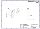 304 Stainless Steel 75° Mandrel Bends