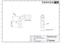 304 Stainless Steel 90° Mandrel Bends