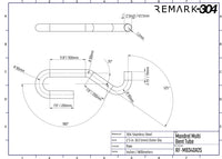 304 Stainless Steel Multi-Bend Mandrel Pipe