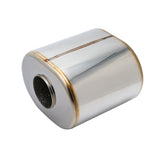 SS304 Oval Muffler Canister - Center Inlet/Outlet - 8.5" x 6.0" x 7.9"