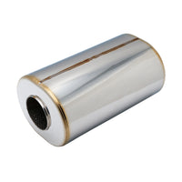 SS304 Oval Muffler Canister - Offset Inlet/Outlet - 7.1" x 5.7" x 11.8"