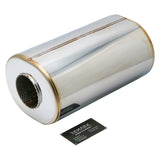 SS304 Oval Muffler Canister - Center Inlet/Outlet - 7.1" x 5.7" x 11.8"