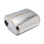 SS304 Oval Muffler Canister - Offset Inlet/Outlet - 11.0" x 6.0" x 11.8"