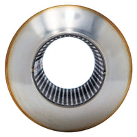 SS304 Round Resonator Canister - Center Inlet/Outlet - 4.7" x 7.9"