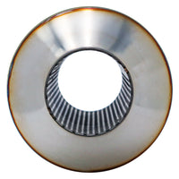 SS304 Round Resonator Canister - Center Inlet/Outlet - 5.1" x 7.9"