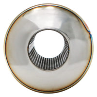 SS304 Round Resonator Canister - Center Inlet/Outlet - 5.7" x 7.9"
